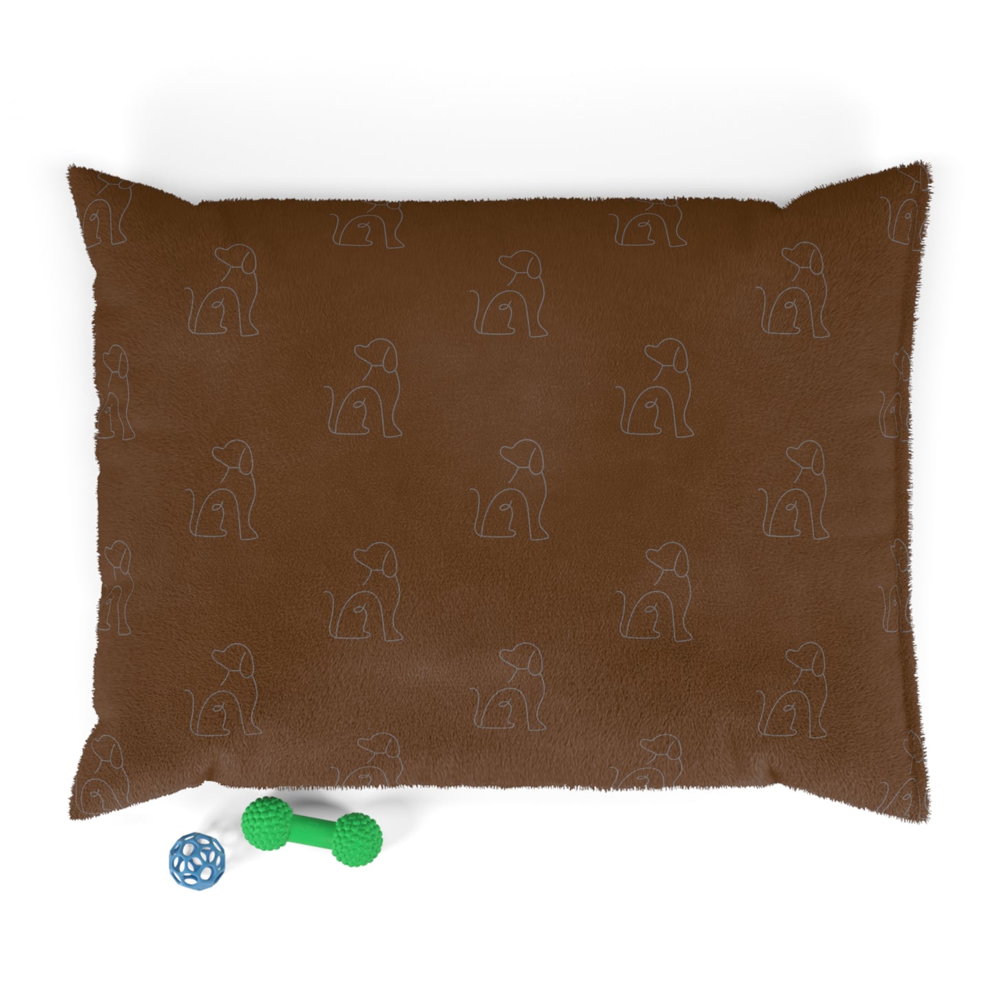 Simple Dog Outline Pet Bed
