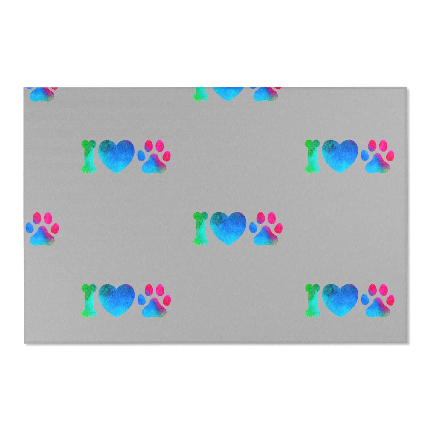 I Love My Paws Area Rug