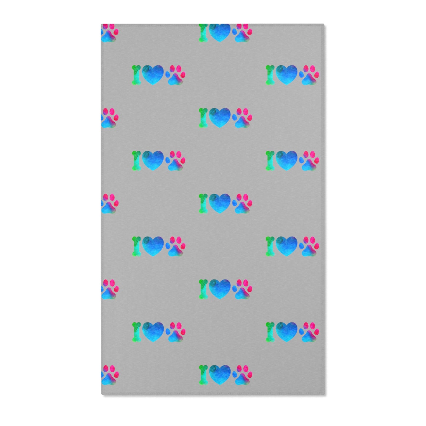 I Love My Paws Area Rug