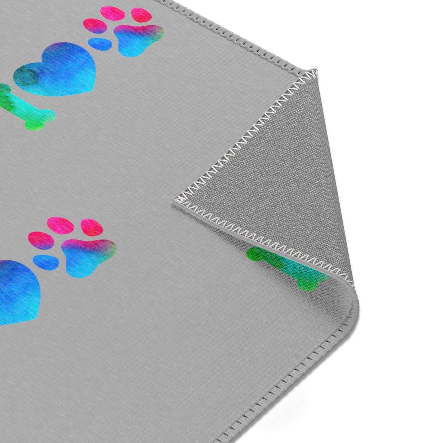 I Love My Paws Area Rug