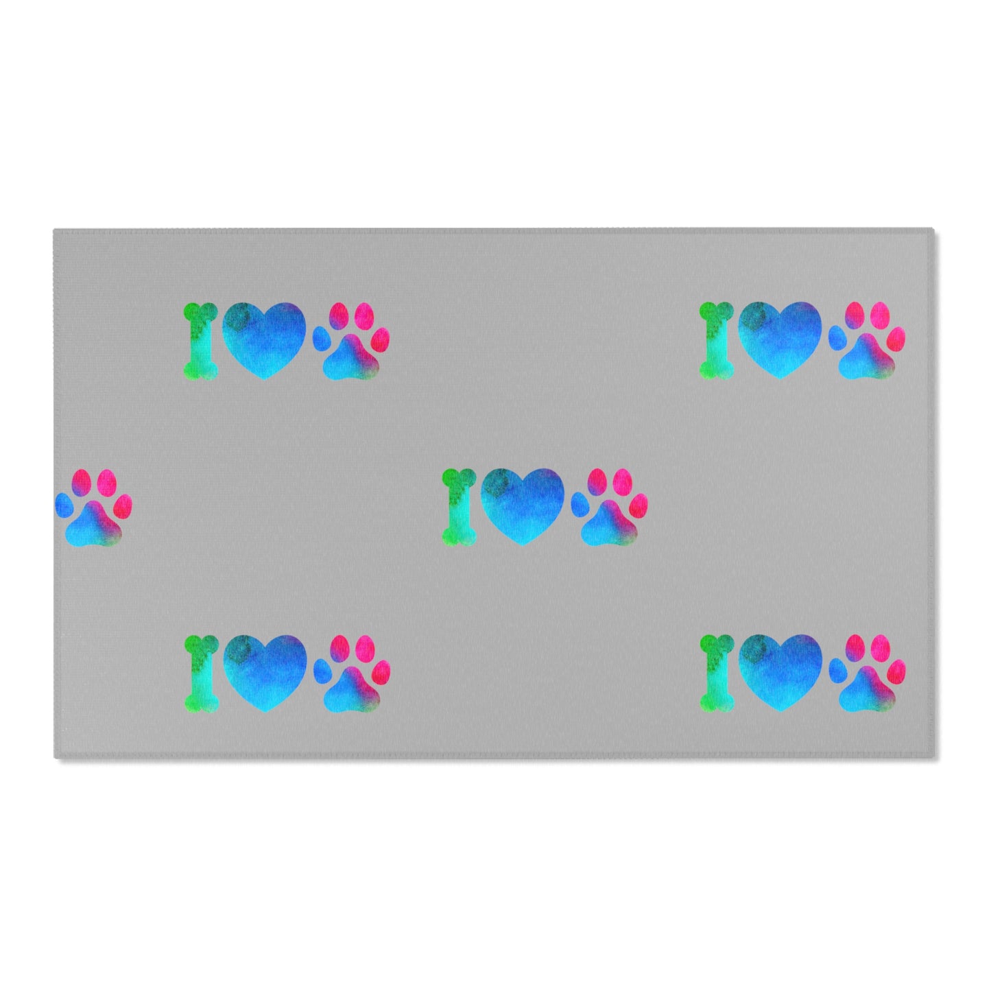 I Love My Paws Area Rug