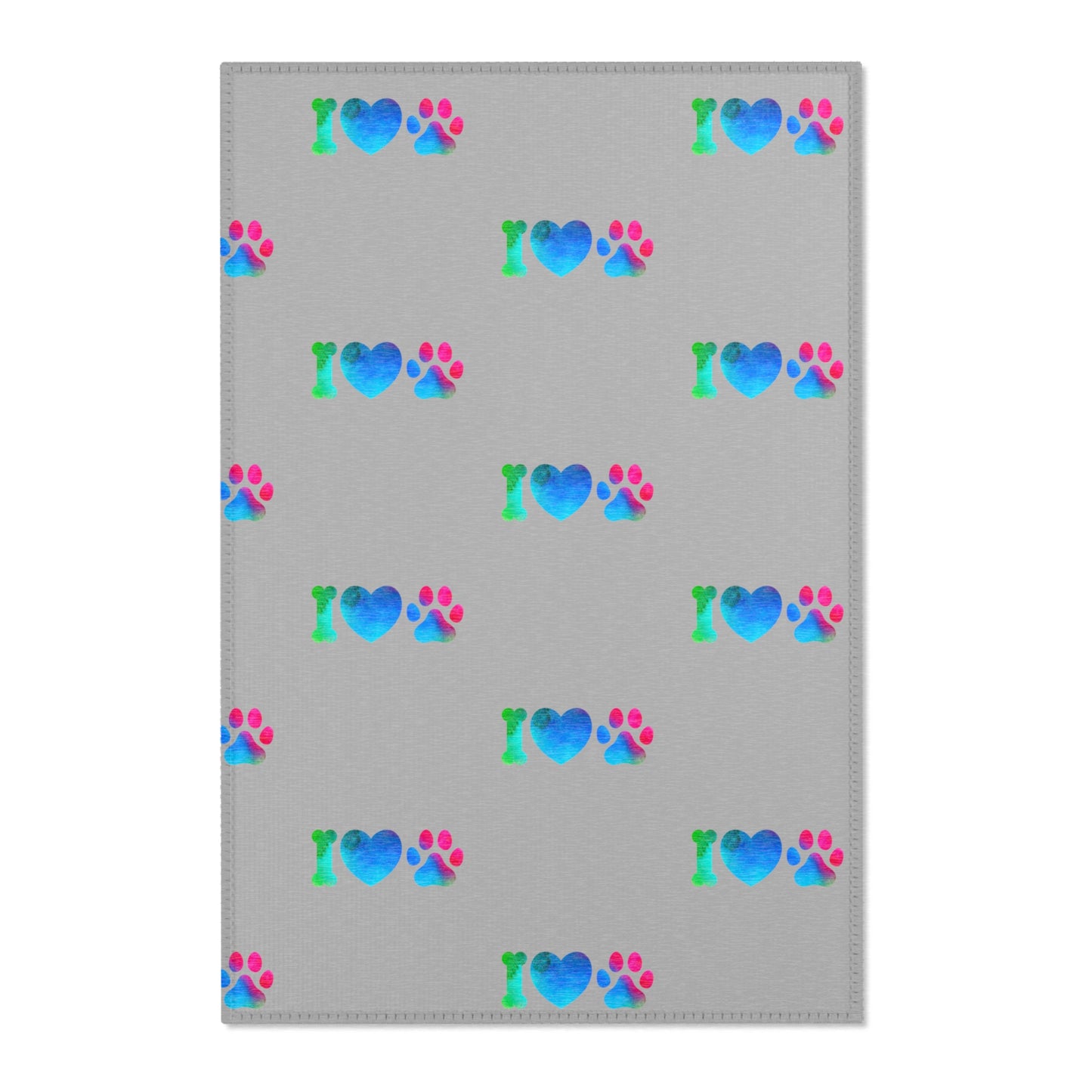 I Love My Paws Area Rug